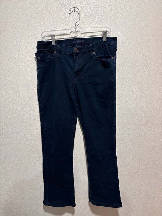 7 For All Mankind Denim - 7 For All Mankind High Waist Ankle Skinny Jeans Size 32 Dark Wash